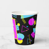 Gobelets En Papier Classe Reunion Retro School 80's Style (Verso)