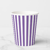 Classic mignon violet et blanc verticalement strié