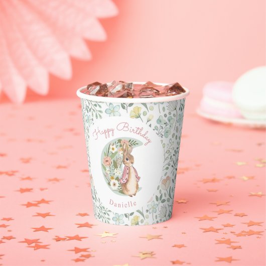 Gobelets En Papier Classic Peter le lapin Beatrix Potter Anniversaire (Insitu)