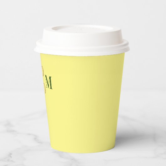 Gobelets En Papier Classique de la fleur (Gauche)