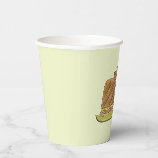 Gobelets En Papier Classique Miami Cubain Sandwich Ham Porc Fromage S (Droite)