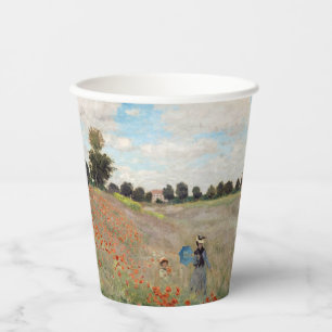 Gobelets En Papier Claude Monet - Champ de coquelicots