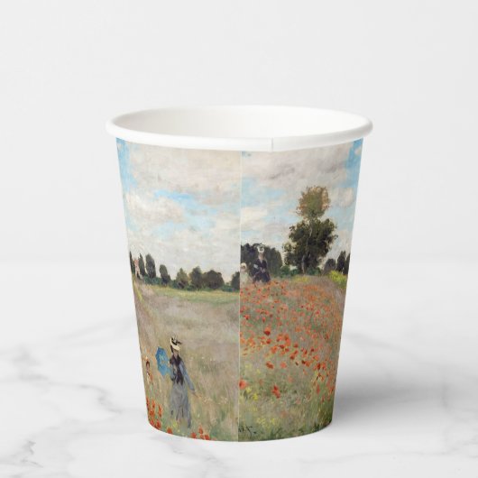 Gobelets En Papier Claude Monet - Champ de pavot (Droite)
