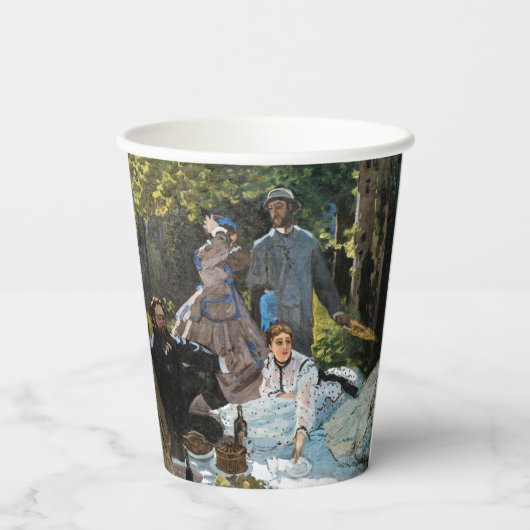Gobelets En Papier Claude Monet - Déjeuner sur l'herbe, panneau droit (Verso)