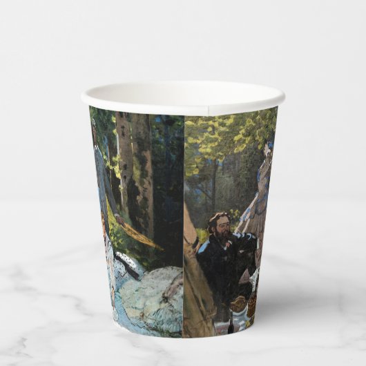 Gobelets En Papier Claude Monet - Déjeuner sur l'herbe, panneau droit (Droite)