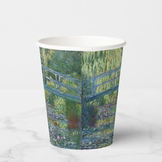 Gobelets En Papier Claude Monet - Eau Lily étang, Harmonie verte (Droite)