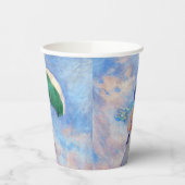 Gobelets En Papier Claude Monet - Femme avec un parasol face à droite (Gauche)