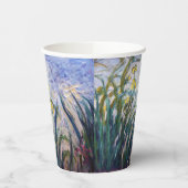 Gobelets En Papier Claude Monet - Iris jaunes et violets (Gauche)