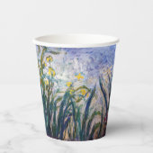 Gobelets En Papier Claude Monet - Iris jaunes et violets (Recto)