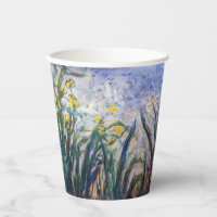 Claude Monet - Iris jaunes et violets