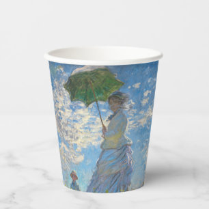 Gobelets En Papier Claude Monet - La Promenade, Femme à l'ombrelle