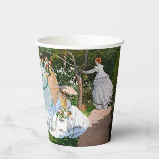 Gobelets En Papier Claude Monet - Les femmes dans le jardin (Verso)