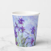 Gobelets En Papier Claude Monet - Lilac Irises / Iris Mauves (Verso)