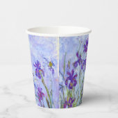 Gobelets En Papier Claude Monet - Lilac Irises / Iris Mauves (Gauche)
