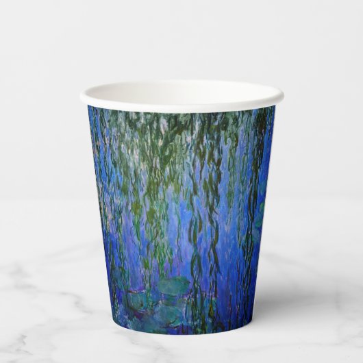 Gobelets En Papier Claude Monet - Lys d'eau avec saule plumant (Verso)