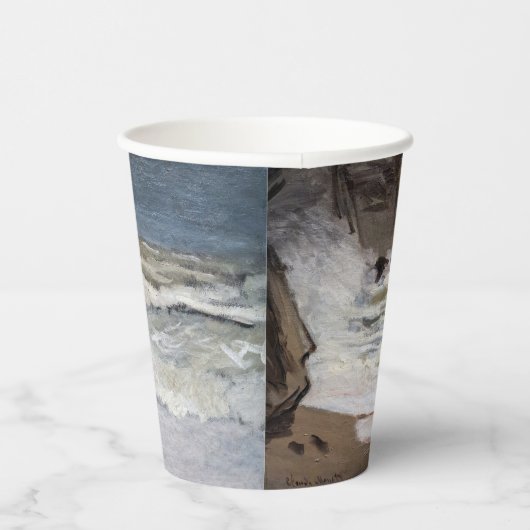 Gobelets En Papier Claude Monet - Mer Noire à Etretat (Droite)