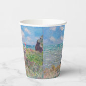 Gobelets En Papier Claude Monet - Promenade Cliff à Pourville (Gauche)