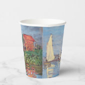 Gobelets En Papier Claude Monet - Regattas à Argenteuil (Droite)