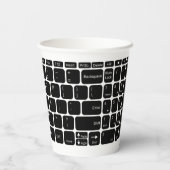 Gobelets En Papier Clavier (Verso)