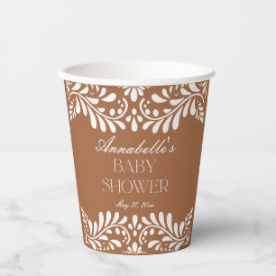 Gobelets En Papier Clay Talavera Carreaux Espagne Baby shower Fiesta