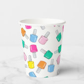 Gobelets En Papier Clou Parti Spa polonais Manucure Beauté Anniversai (Verso)