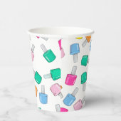 Gobelets En Papier Clou Parti Spa polonais Manucure Beauté Anniversai (Droite)