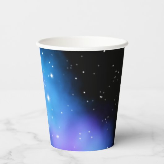 Gobelets En Papier Clouages spatiaux Galaxy Starlight (Verso)
