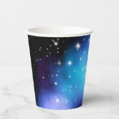 Gobelets En Papier Clouages spatiaux Galaxy Starlight (Recto)