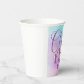 Gobelets En Papier Cloud Neuf Baby shower fille (Droite)