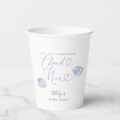 Gobelets En Papier Cloud Neuf Fête des mariées (Recto)