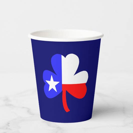 Gobelets En Papier Clover du Texas (Recto)