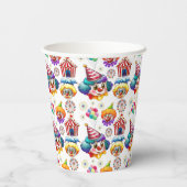 Gobelets En Papier Clowns de Cirque (Verso)