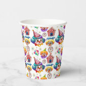 Gobelets En Papier Clowns de Cirque (Droite)