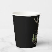 Gobelets En Papier Club de chasse personnalisé Hunter Deer Elk Antler (Droite)