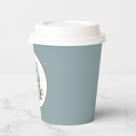 Gobelets En Papier club de lecture mignon (Gauche)