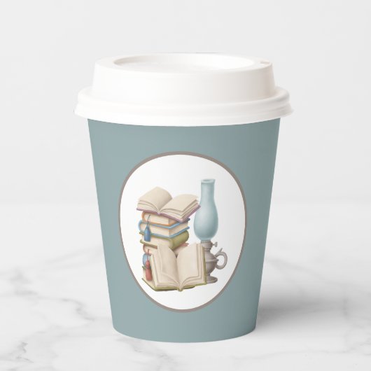 Gobelets En Papier club de lecture mignon (Recto)