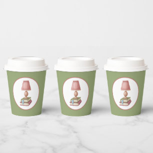 Gobelets En Papier club de lecture mignon 