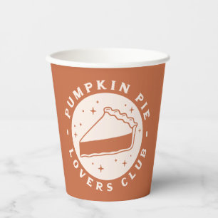 Gobelets En Papier Club des amateurs de tartes citrouilles