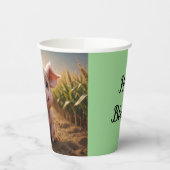 Gobelets En Papier Cochon bébé (Gauche)