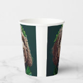 Gobelets En Papier Cockapoo Dog en robe de fête St. Patrick (Droite)