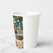 Gobelets En Papier Cocker Spaniel Gîtes : Noël Festif (Gauche)