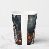 Gobelets En Papier Cocker Spaniel Halloween effroi (Gauche)