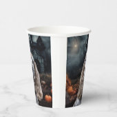 Gobelets En Papier Cocker Spaniel Halloween effroi (Droite)