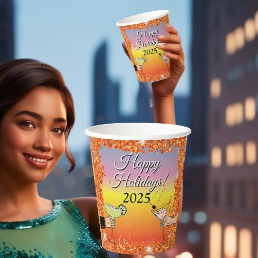 Gobelets En Papier Cocktail, conversations sophistiquées, boire