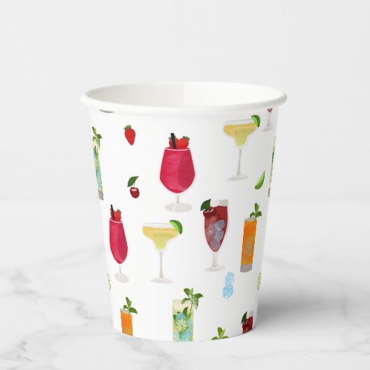 Gobelets En Papier Cocktails et boissons de fête (Gauche)