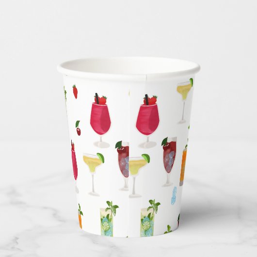 Gobelets En Papier Cocktails et boissons de fête (Droite)