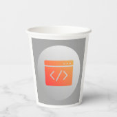 Gobelets En Papier Code coupe (Verso)
