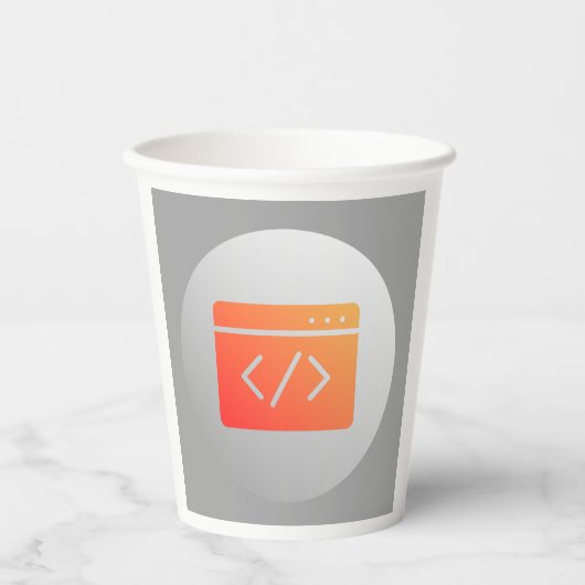 Gobelets En Papier Code coupe (Recto)