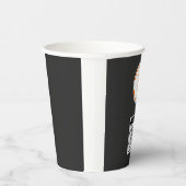 Gobelets En Papier Code QR Logo Simple Entreprise Noir (Droite)