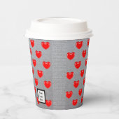 Gobelets En Papier Coeur (Gauche)